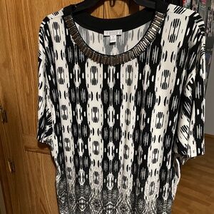 London times beaded collar dress